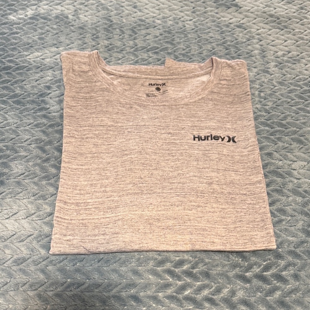 Hurley Men's Heather Gray Short Sleeve Tee